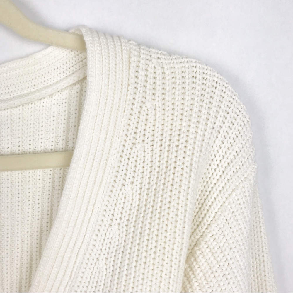 & Other Stories Belted Cropped Cardigan Sweater - Picture 3 of 8